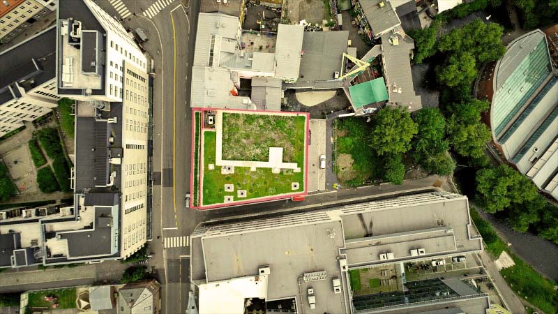 Protan BlueProof Green - zelené strechy s nastaviteľným odtokom vody